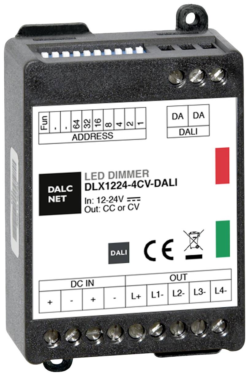Dalcnet DLX1224-4CV-DALI Dimmer 4-Kanal