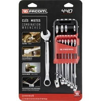Facom 440.JP12APB Ring-Maulschlüssel-Satz Schlüsselweite (Metrisch) 7 - 19mm Facom 440.JP12APB Ring-Maulschlüssel-Satz Schlüsselweite (Metrisch) 7 - 19mm