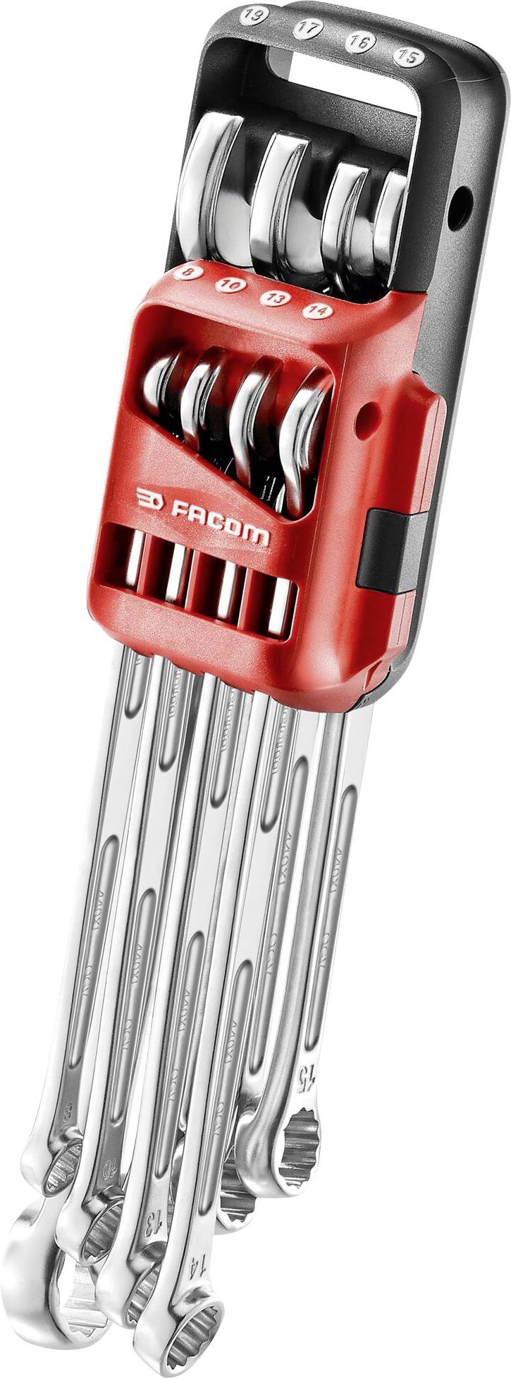Facom 440XL.JP8PB Ring-Maulschlüssel-Satz Schlüsselweite (Metrisch) 8 - 19mm