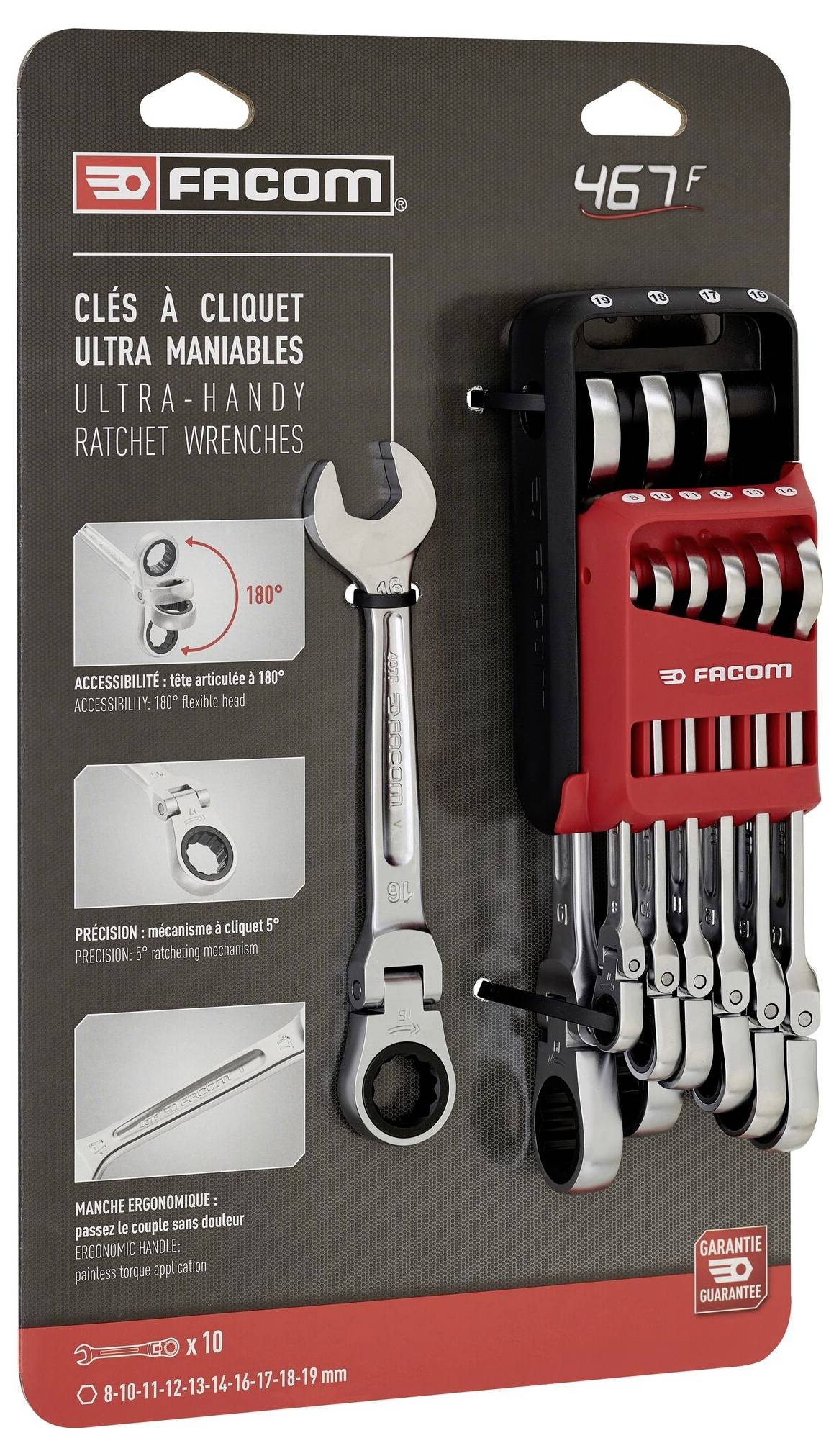 Facom 467BF.JP10PB Knarren-Reparatursatz