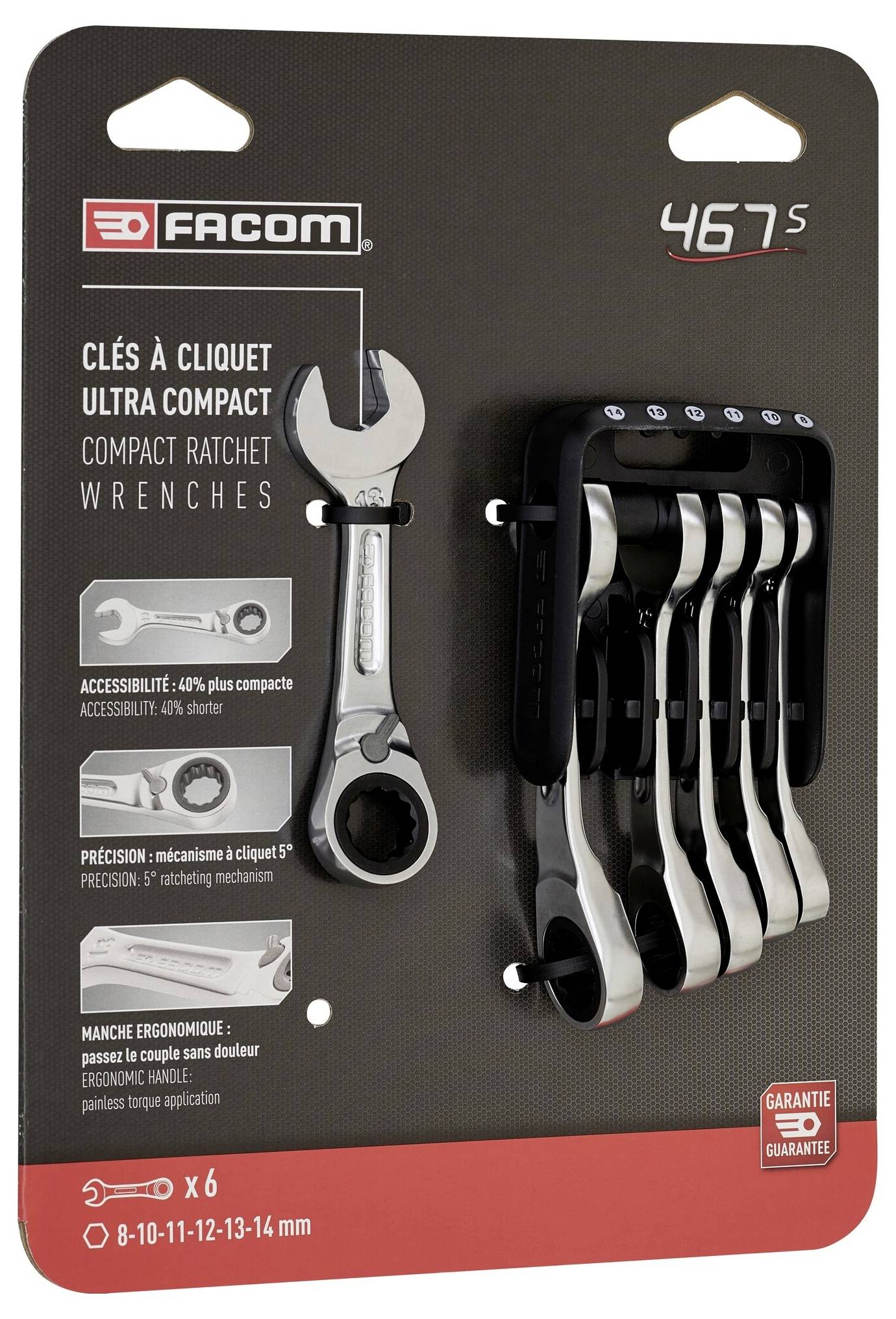 Facom 467BS.JP6PB Knarren-Reparatursatz