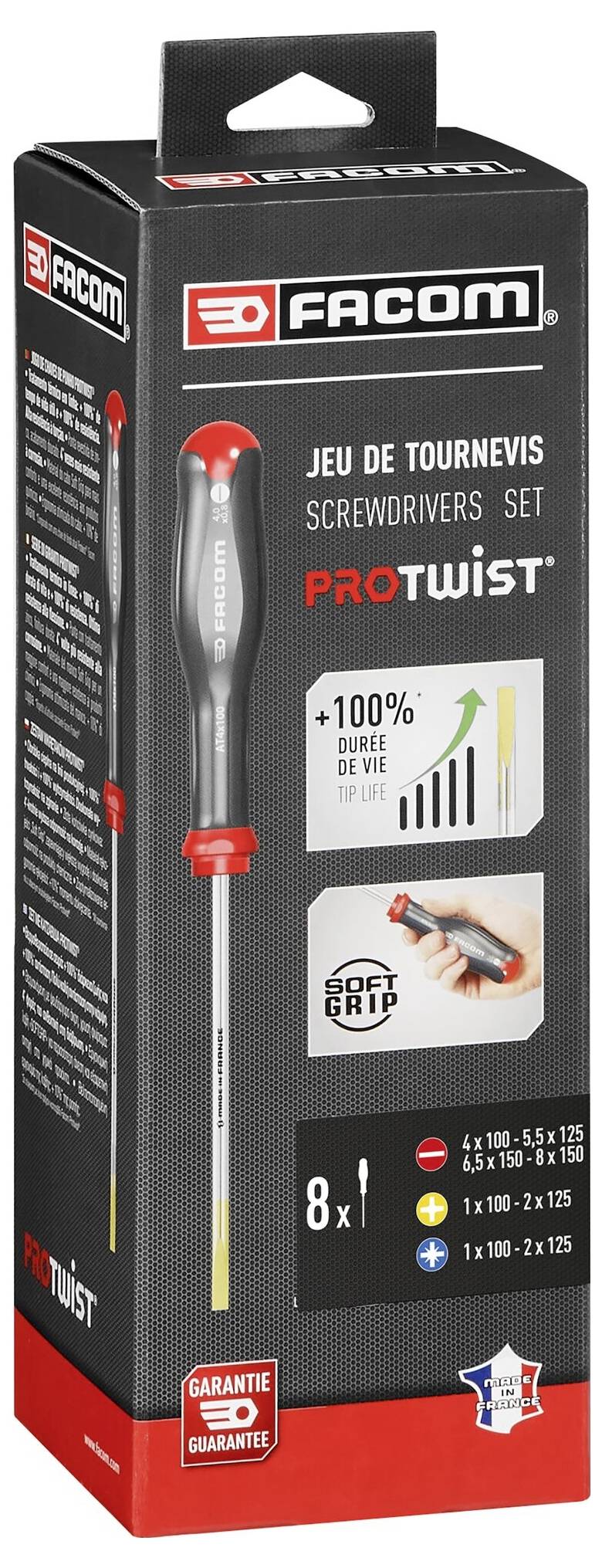 Facom Schraubendreher-Set 8teilig