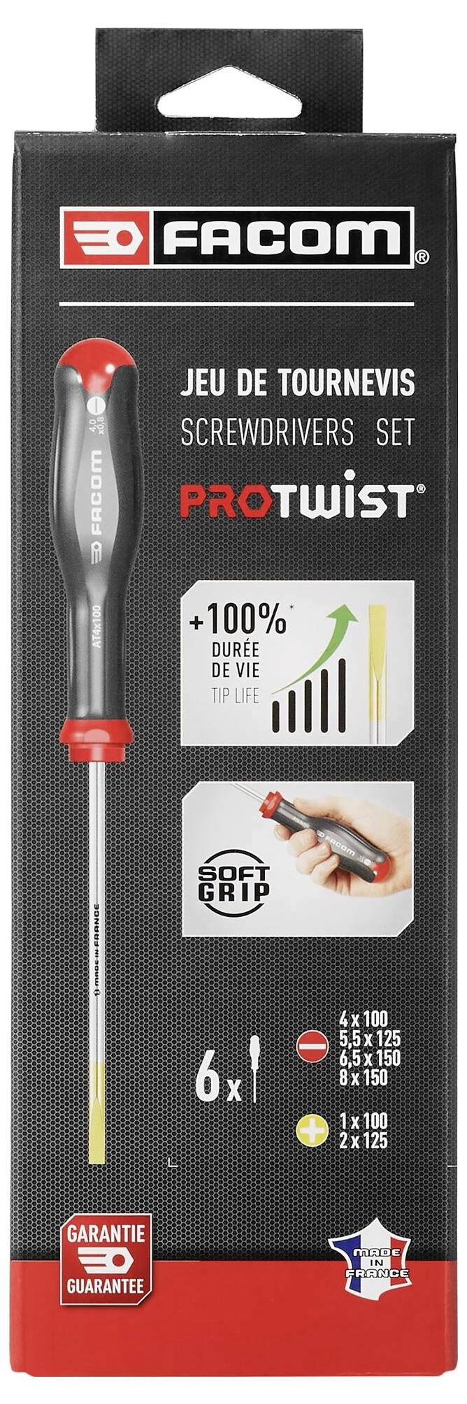 Facom Werkstatt Schraubendreher-Set 6teilig