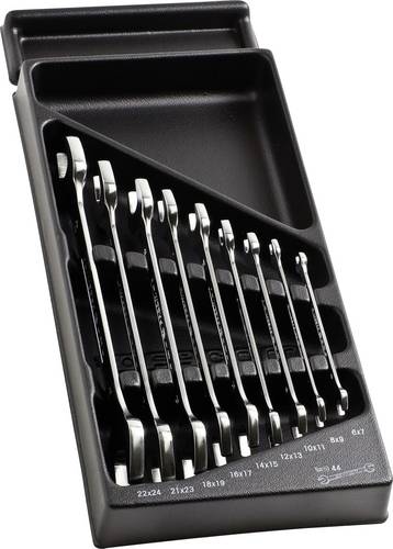 Facom MOD.44-1 Doppel-Maulschlüssel-Satz 9teilig Schlüsselweite (Metrisch) 6 - 24 mm