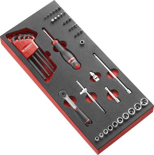 Facom Steckschlüssel-Adapter-Set 1/4  (6.3 mm) 46teilig MODM.R161-36