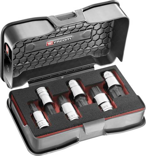 Facom Bit-Set 1/2 Zoll 6-tlg. STM.J6MGRPPB Bit-Set 6teilig 1/2  (12.5 mm)
