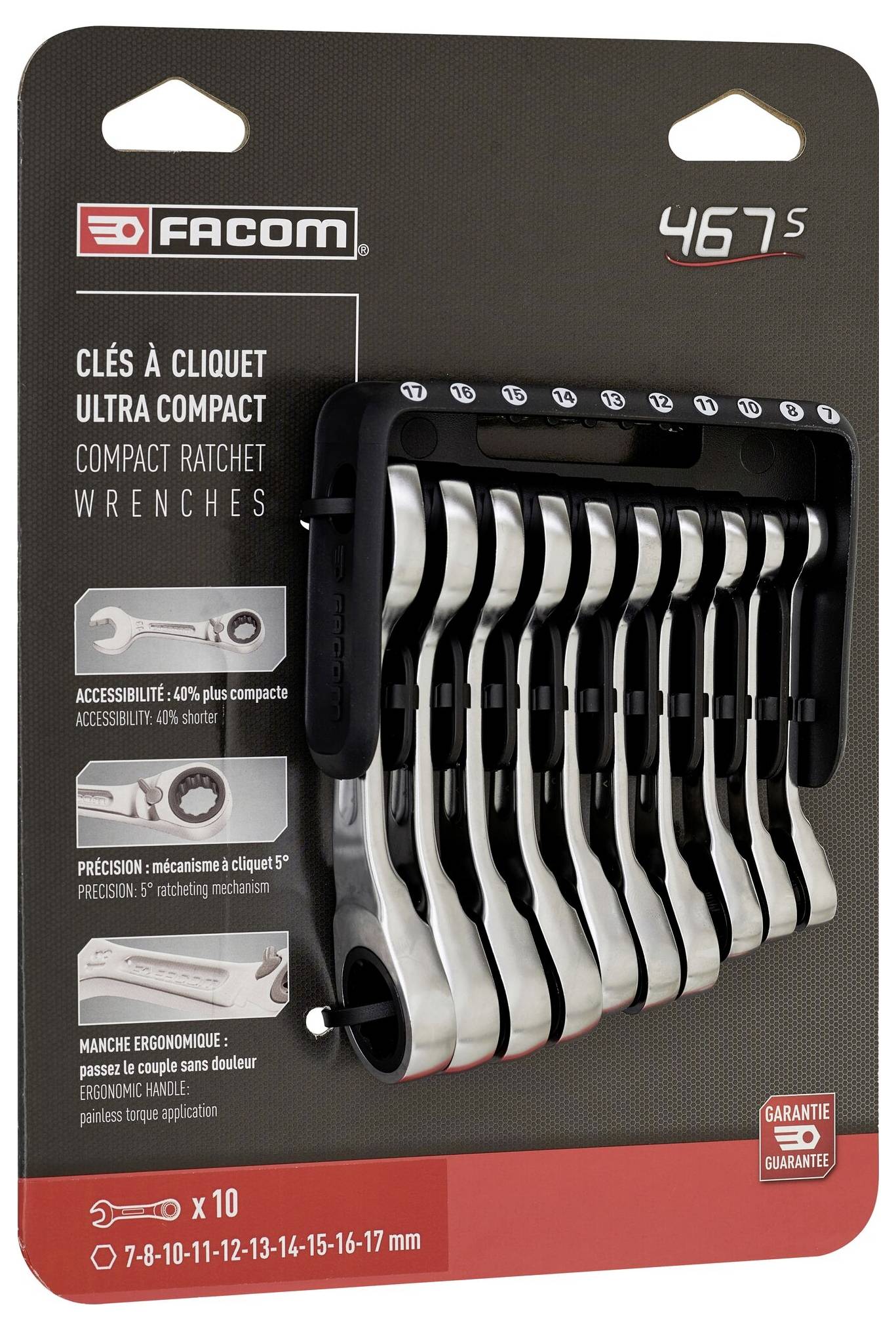 Facom 467BS.JP10PB Knarren-Reparatursatz