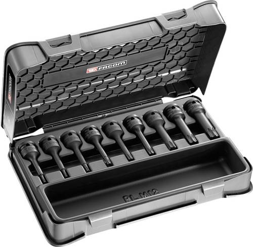 Facom NSXL.J9APB Steckschlüssel-Adapter T 10, T 25, T 30, T 40, T 45, T 50, T 55, T 60, T 70 1/2  (