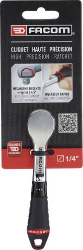 Facom R.181PB Umschaltknarre 1/4  (6.3 mm) 121.2 mm