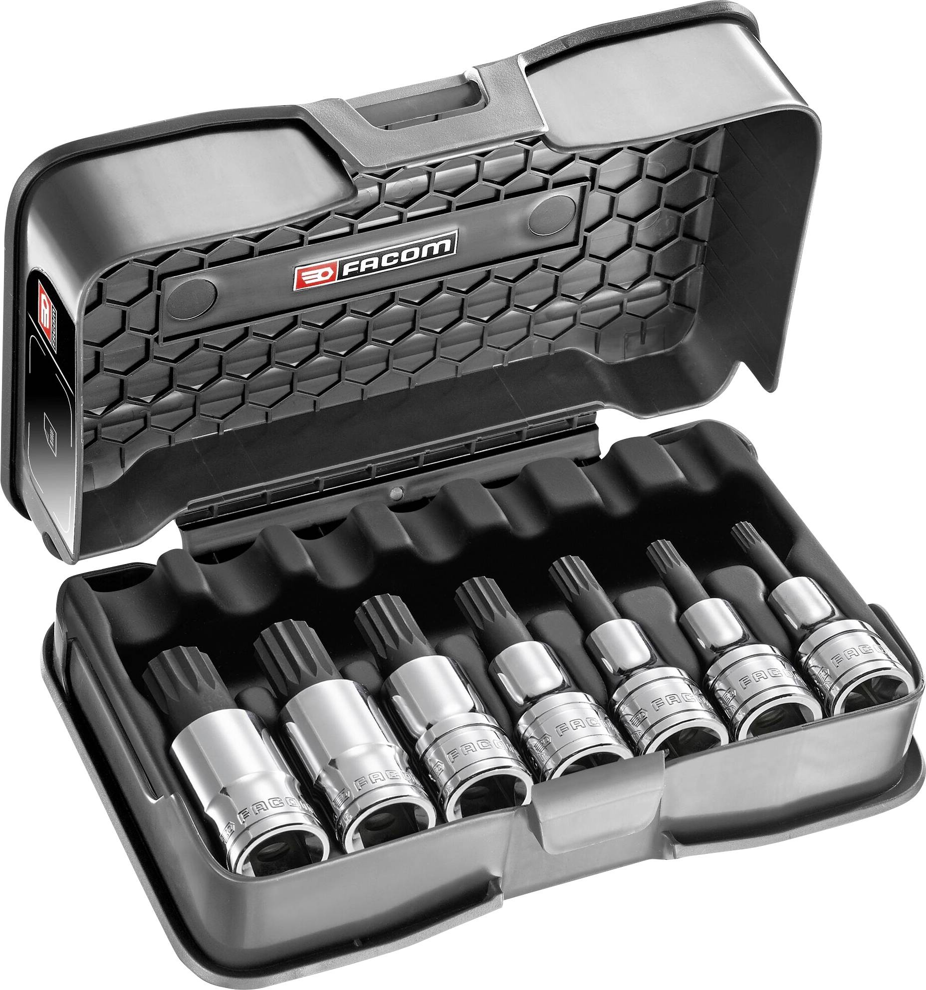 Facom Steckschlüssel-Adapter-Set 1/2" (12.5 mm) 7teilig SV.J7APB