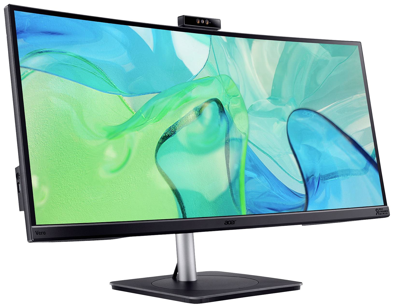 Acer Vero CB343CURDbemiiphcuzx LED-Monitor EEK G (A - G) 86.4 cm (34 Zoll) 3440 x 1440 Pixel 21:9 4 ms HDMI®, DisplayPort, USB-C®, RJ45, USB-B, USB