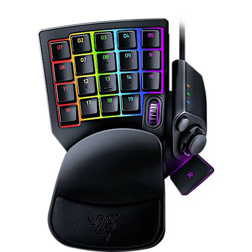 RAZER Tartarus Pro Kabelgebunden Gaming-Tastatur Deutsch, QWERTZ Schwarz Beleuchtet