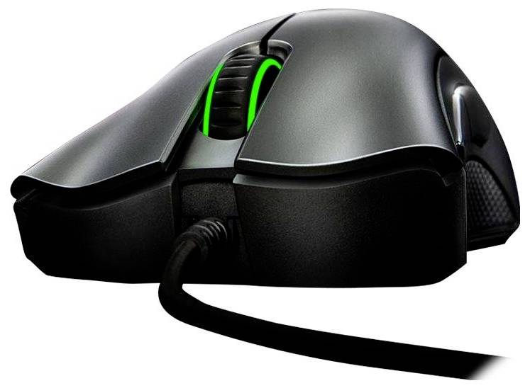 RAZER DeathAdder Essential White Ed Gaming-Maus Kabelgebunden Optisch Schwarz 5 Tasten 6400 dpi