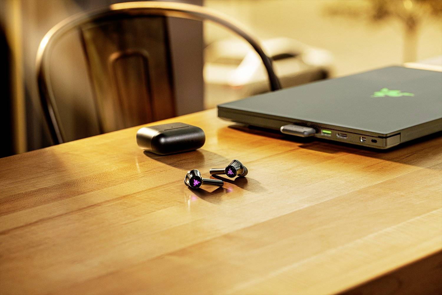 Razer Hammerhead HyperSpeed, Kabellos, Gaming, 20 - 20000 Hz, 53 g, Kopfhörer, Schwarz