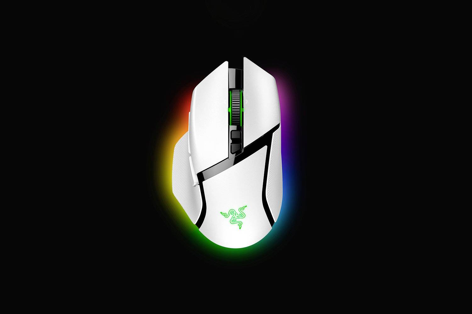 RAZER Basilisk V3 Pro White Gaming-Maus Bluetooth® Optisch Weiß 30000 dpi