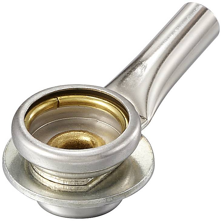 TRU COMPONENTS TC-12770100 ESD-Adapter 30mm Druckknopf 10 mm, Bananenbuchse