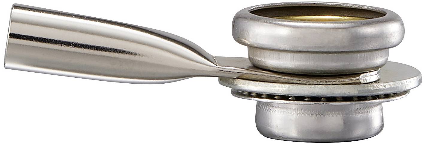 TRU COMPONENTS TC-12770100 ESD-Adapter 30mm Druckknopf 10 mm, Bananenbuchse