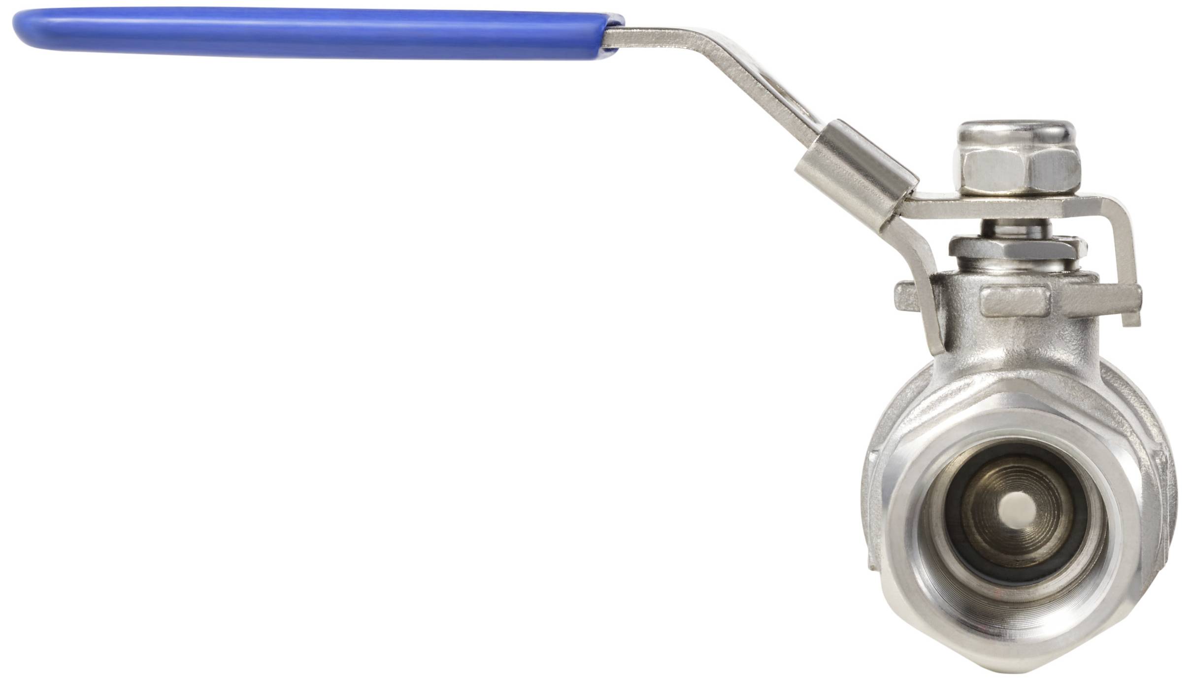 TRU COMPONENTS TC-2PC-DN15-316 TC-12770348 Standard-Kugelhahn Innengewinde: G1/2" 64 bar (max) 1St.