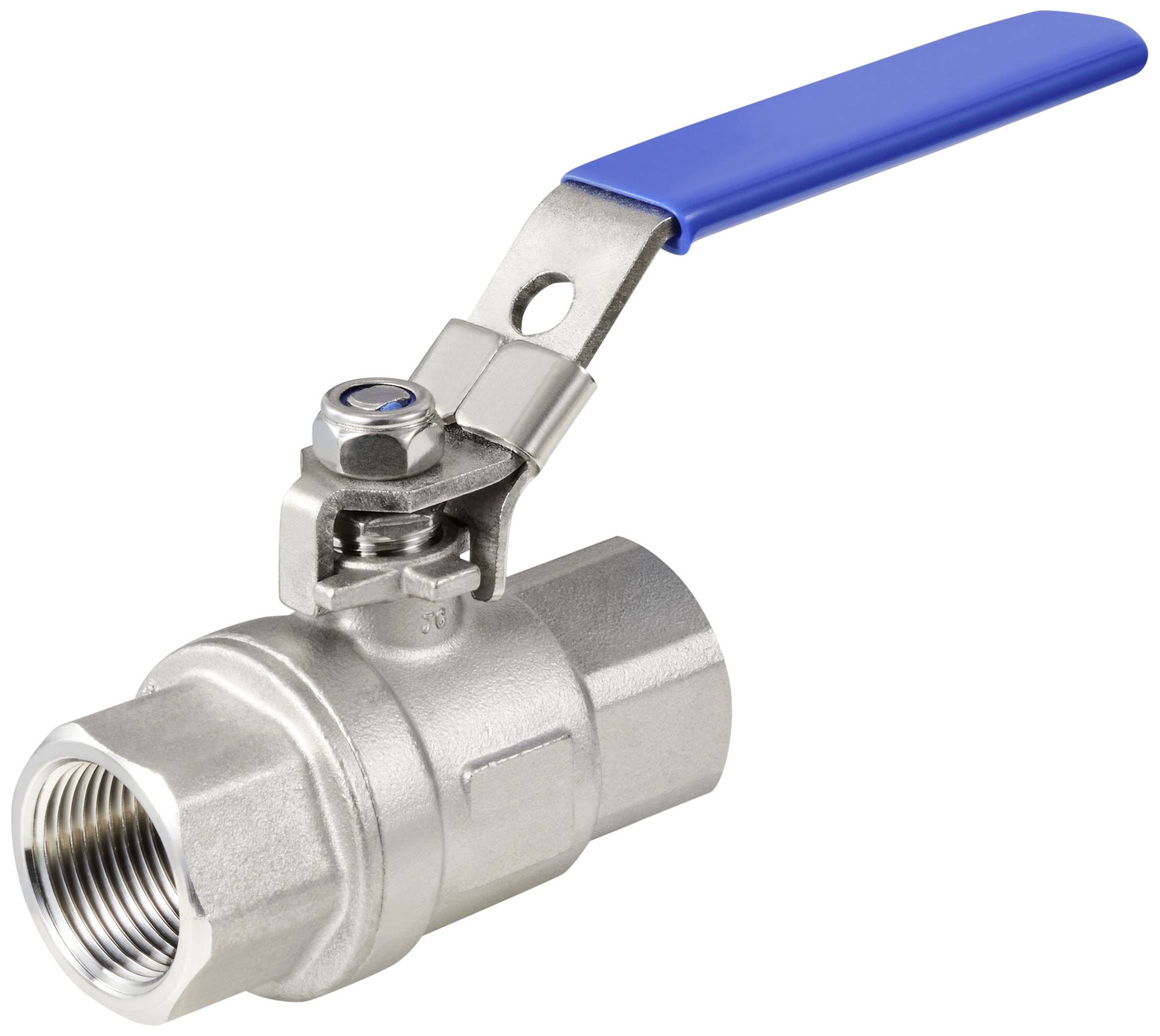 TRU COMPONENTS TC-2PC-DN20-316 TC-12770352 Standard-Kugelhahn Innengewinde: G3/4" 64 bar (max) 1St.