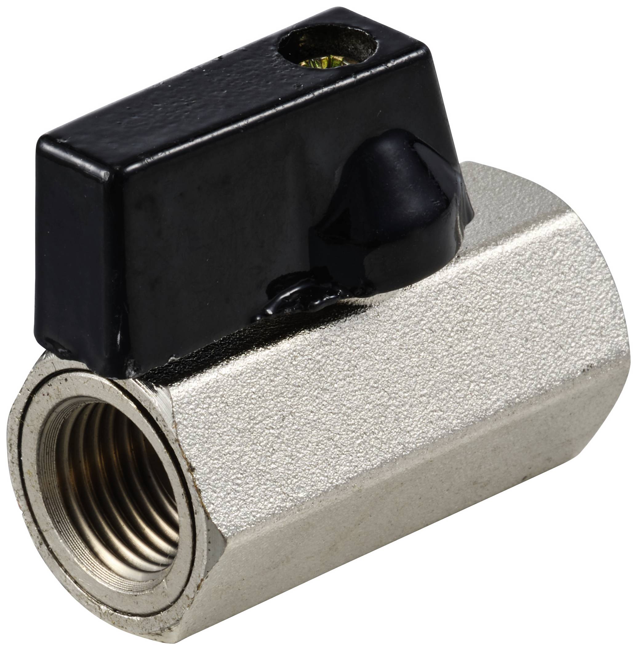 TRU COMPONENTS TC-304SM-FF1/4G TC-12770392 Standard-Kugelhahn Innengewinde: G1/4" 16 bar (max) 1St.