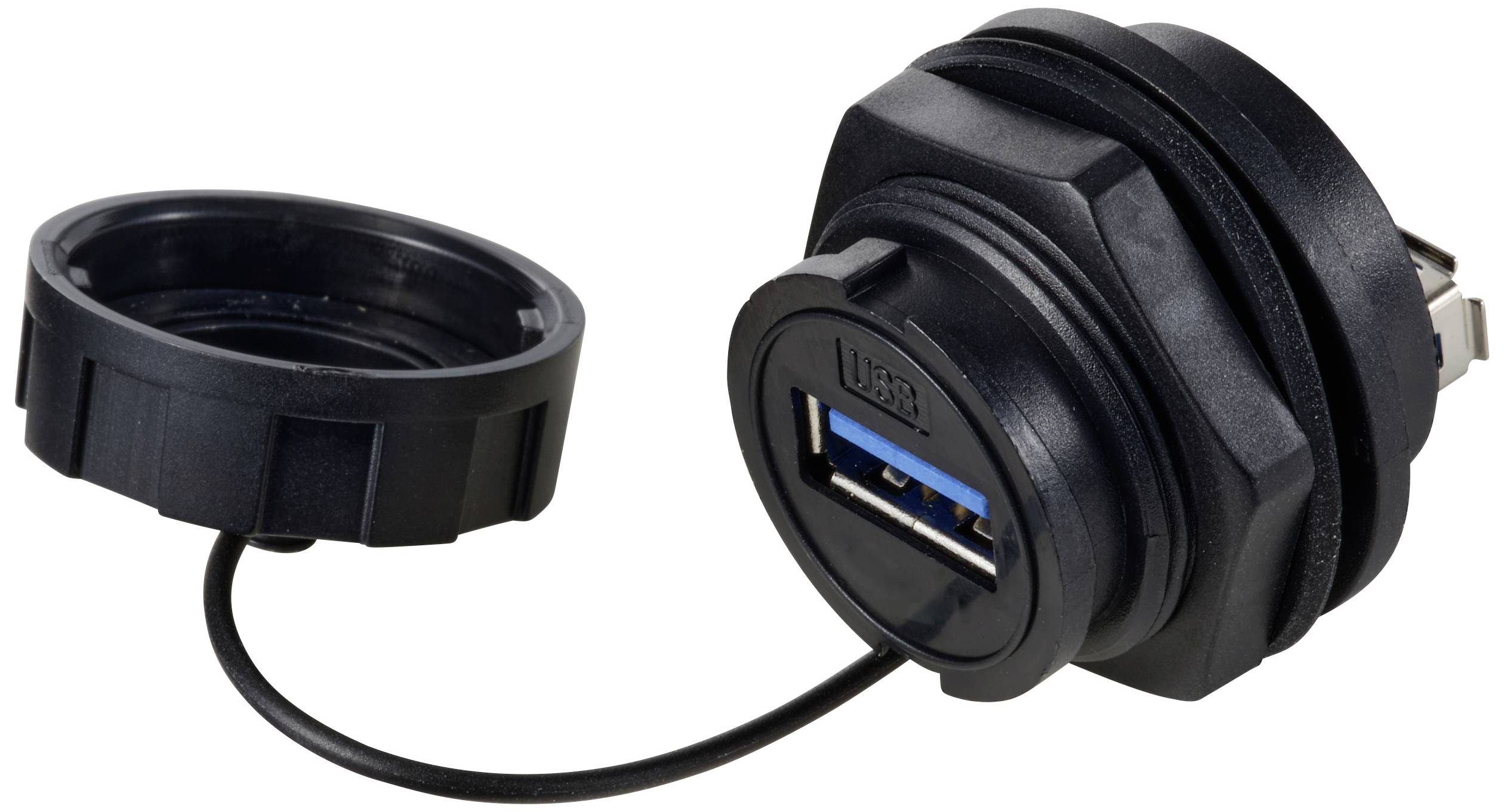 TRU COMPONENTS USB 3,0 Einbau Durchführung TC-12770416 Inhalt: 1St.