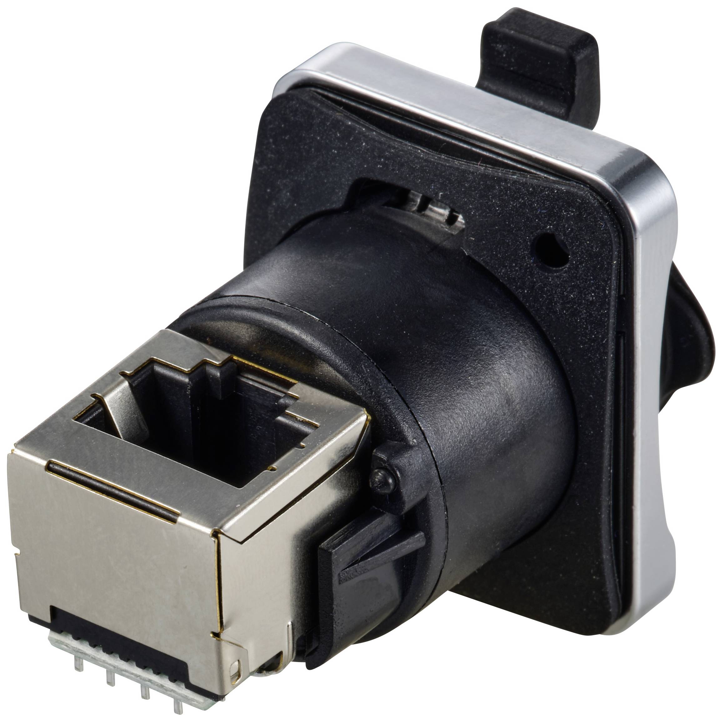 TRU COMPONENTS Einbaubuchse, gewinkelt TC-12770432 Einführhilfe für RJ45 1 St.