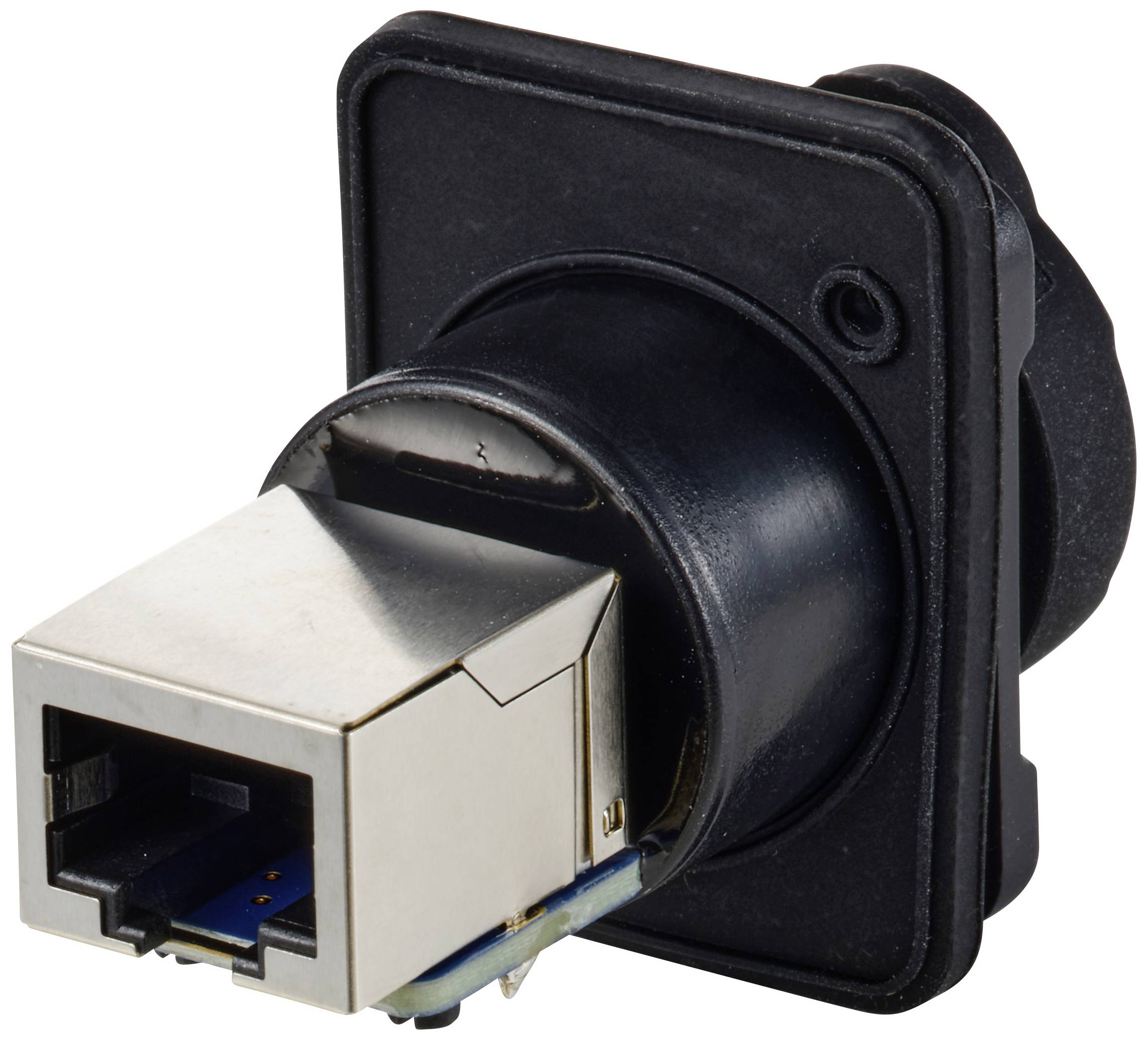 TRU COMPONENTS RJ45 Einbaubuchse, 2-Loch-Flansch TC-12770460 Einführhilfe für RJ45 1St.