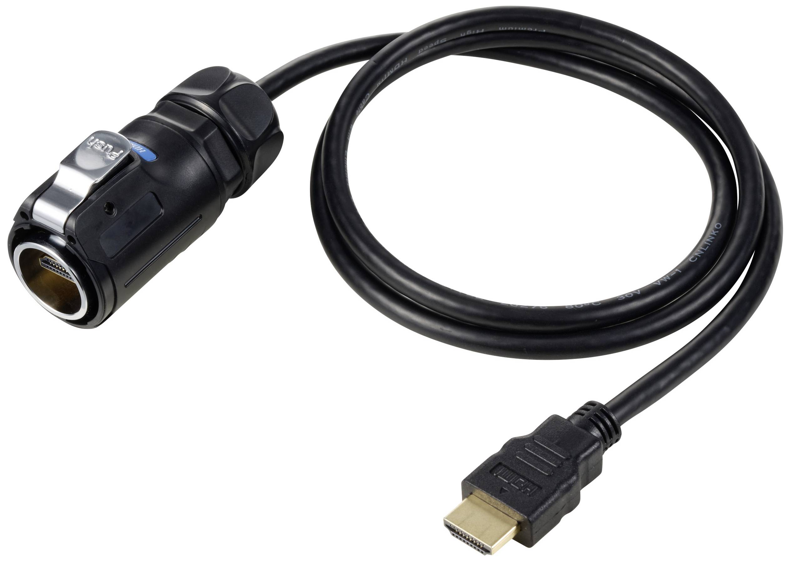 TRU COMPONENTS TC-12770472 Adapter Schwarz 1m