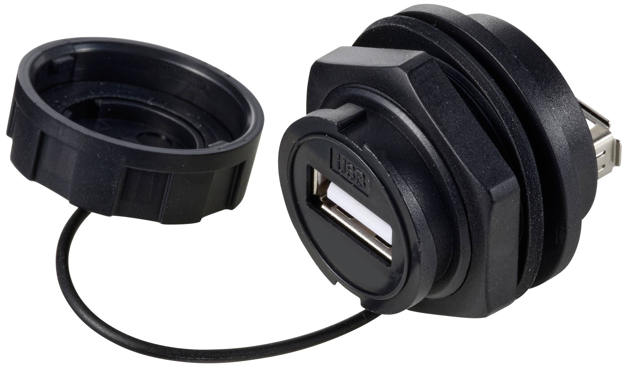 TRU COMPONENTS USB 2,0 Einbau Durchführung TC-12770488 Inhalt: 1St.