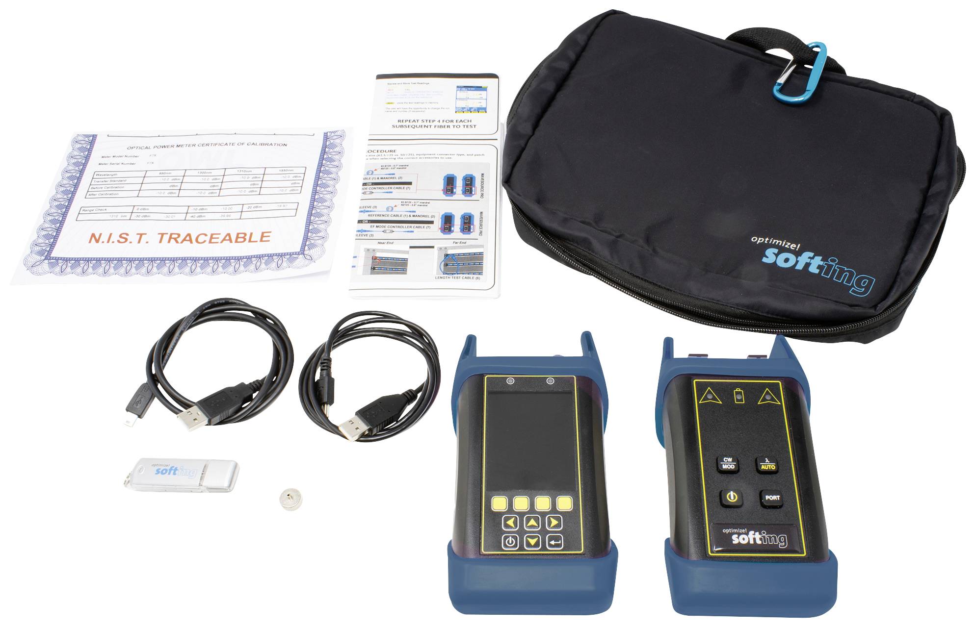 Softing Glasfaserprüfgerät 237114 FX_700_kit Netzwerk