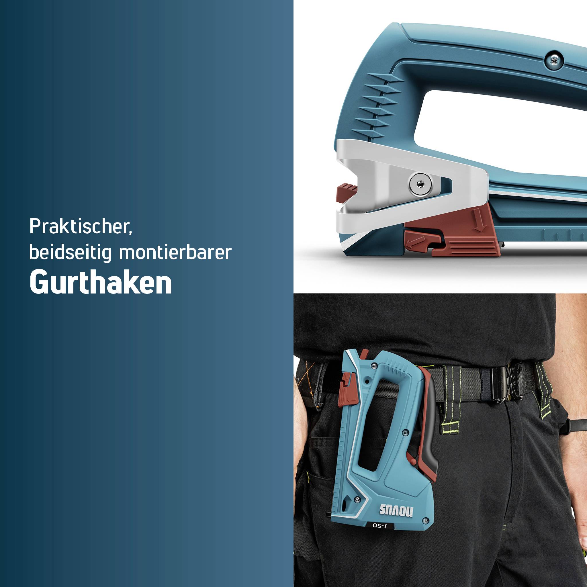 Novus Tools 030-0461 Handtacker Klammerntyp Typ 37, Typ 53 Klammernlänge 6 - 14mm