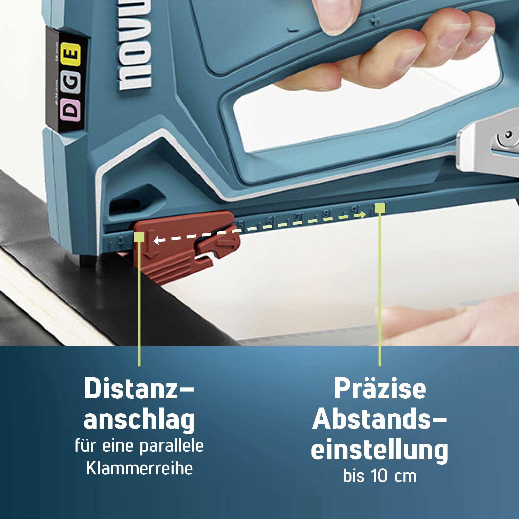 Novus Tools 030-0462 Handtacker Klammerntyp Typ 11, Typ 53F Klammernlänge 6 - 14mm