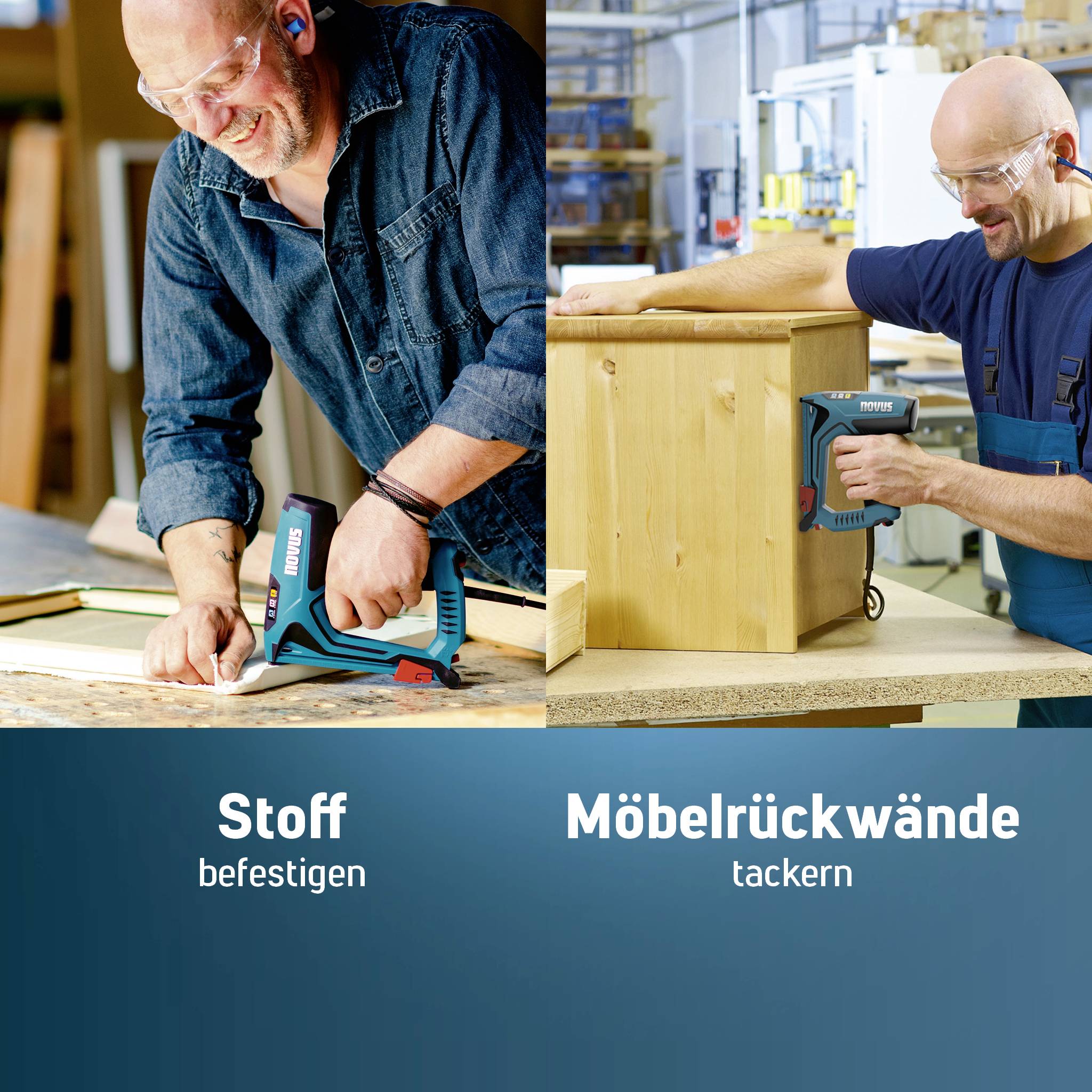 Novus Tools 031-0369 Elektrotacker Klammerntyp Typ 37, Typ 53 Klammernlänge 6 - 14mm