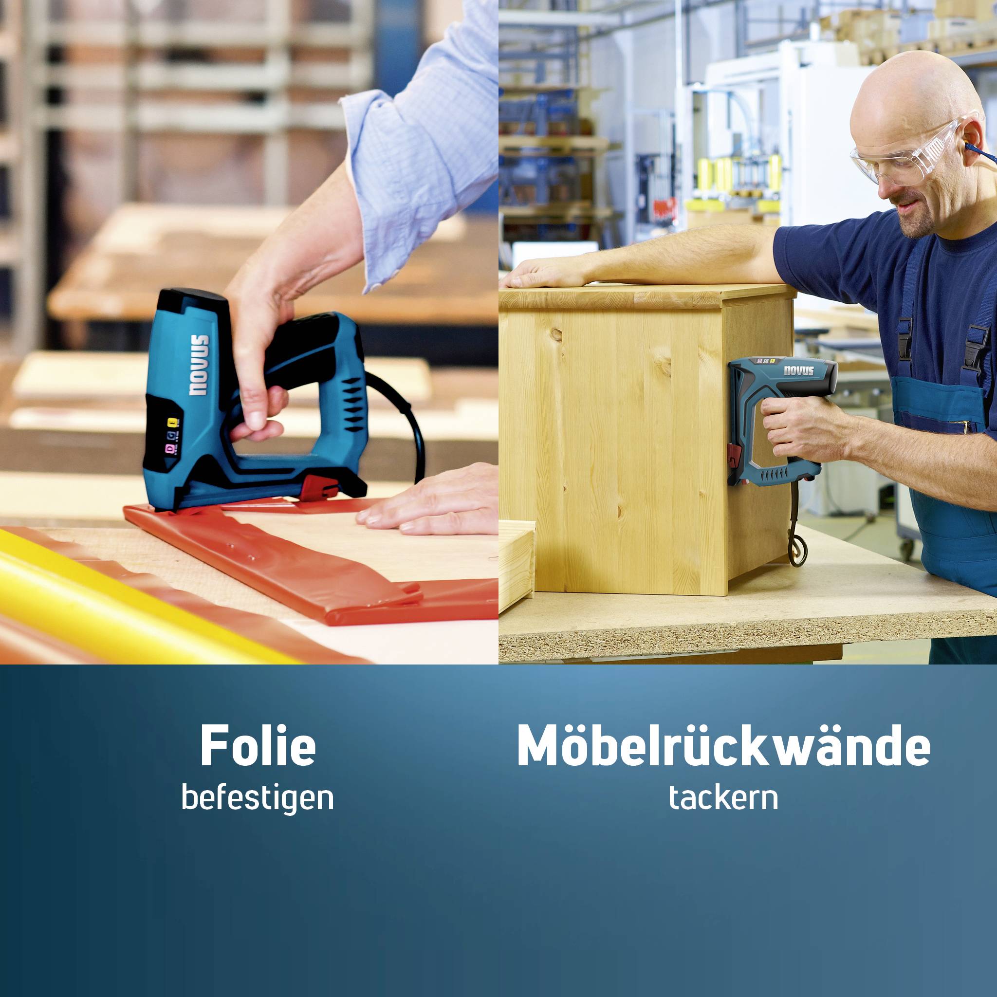 Novus Tools 031-0370 Elektrotacker Klammerntyp Typ 11, Typ 53F Klammernlänge 6 - 14mm