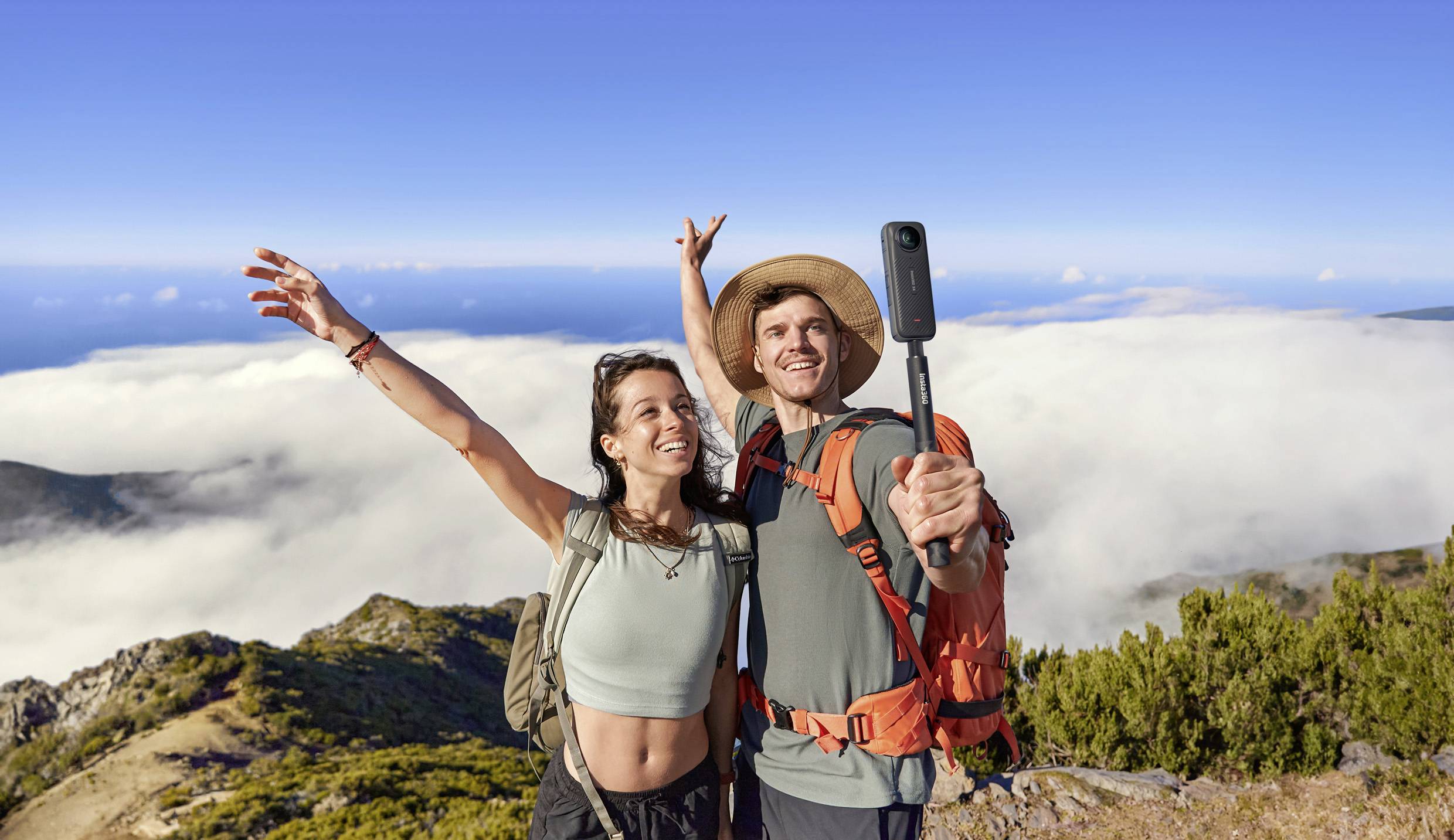 Insta360 X4 360° Action Cam 8K, Touch-Screen, WLAN, Wasserfest, Zeitraffer, Webcam