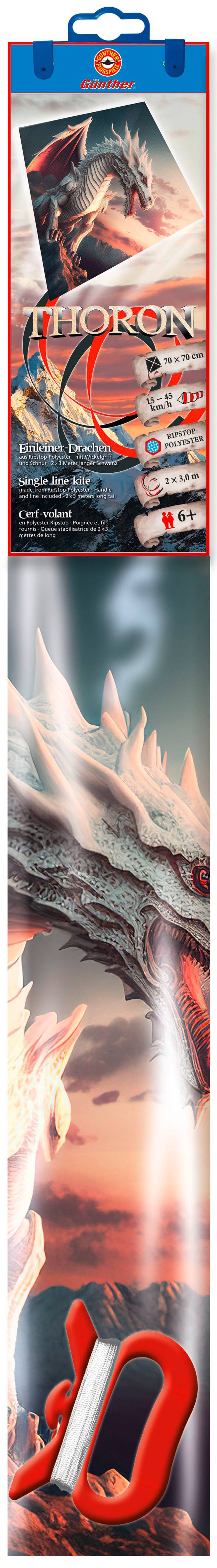 Günther Flugspiele Drachen Thoron Spannweite (Details) 700mm