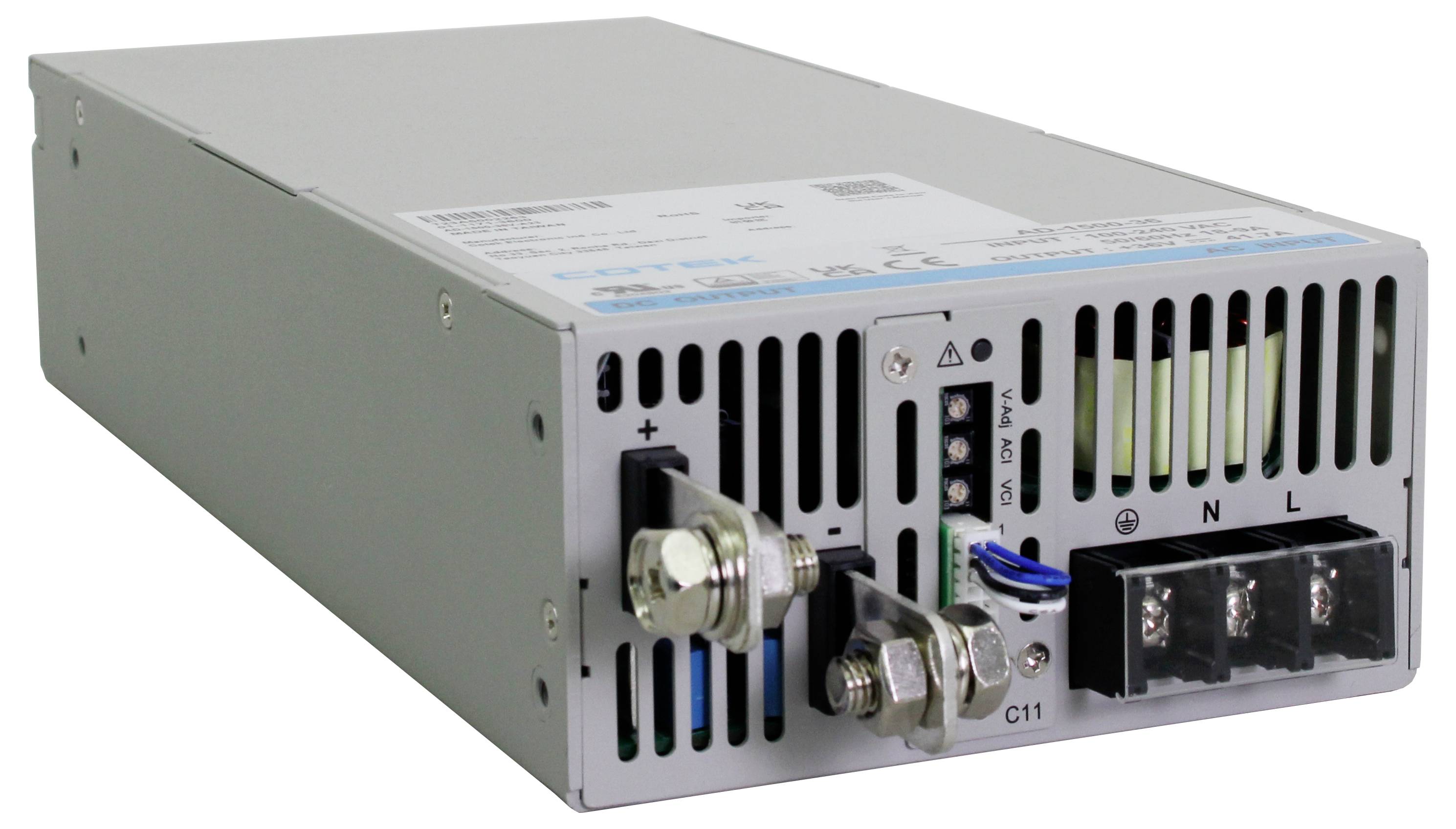 Dehner Elektronik AD 1500-12-C11 Schaltnetzteil 12 V/DC 125A 1500W