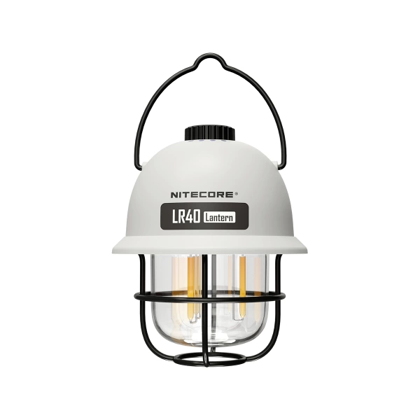 NiteCore NC-LR40-WEISS LR40 LED Camping-Laterne 100lm akkubetrieben 222g Weiß NiteCore NC-LR40-WEISS LR40 LED Camping-Laterne 100lm akkubetrieben 222g Weiß