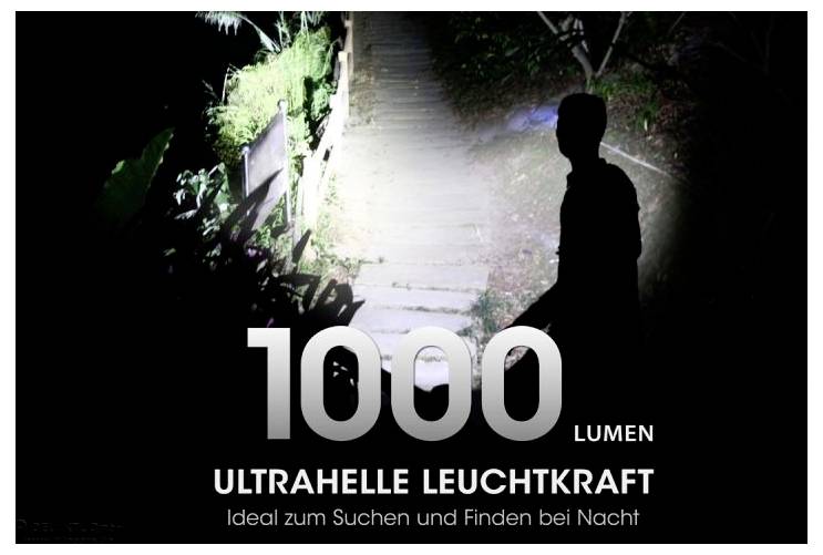 NiteCore NU40 LED Stirnlampe akkubetrieben 1000lm NC-NU40