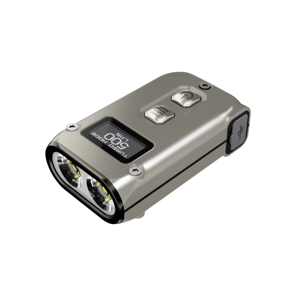 NiteCore TINI 2 Titanium LED Taschenlampe akkubetrieben 500lm 22g NiteCore TINI 2 Titanium LED Taschenlampe akkubetrieben 500lm 22g