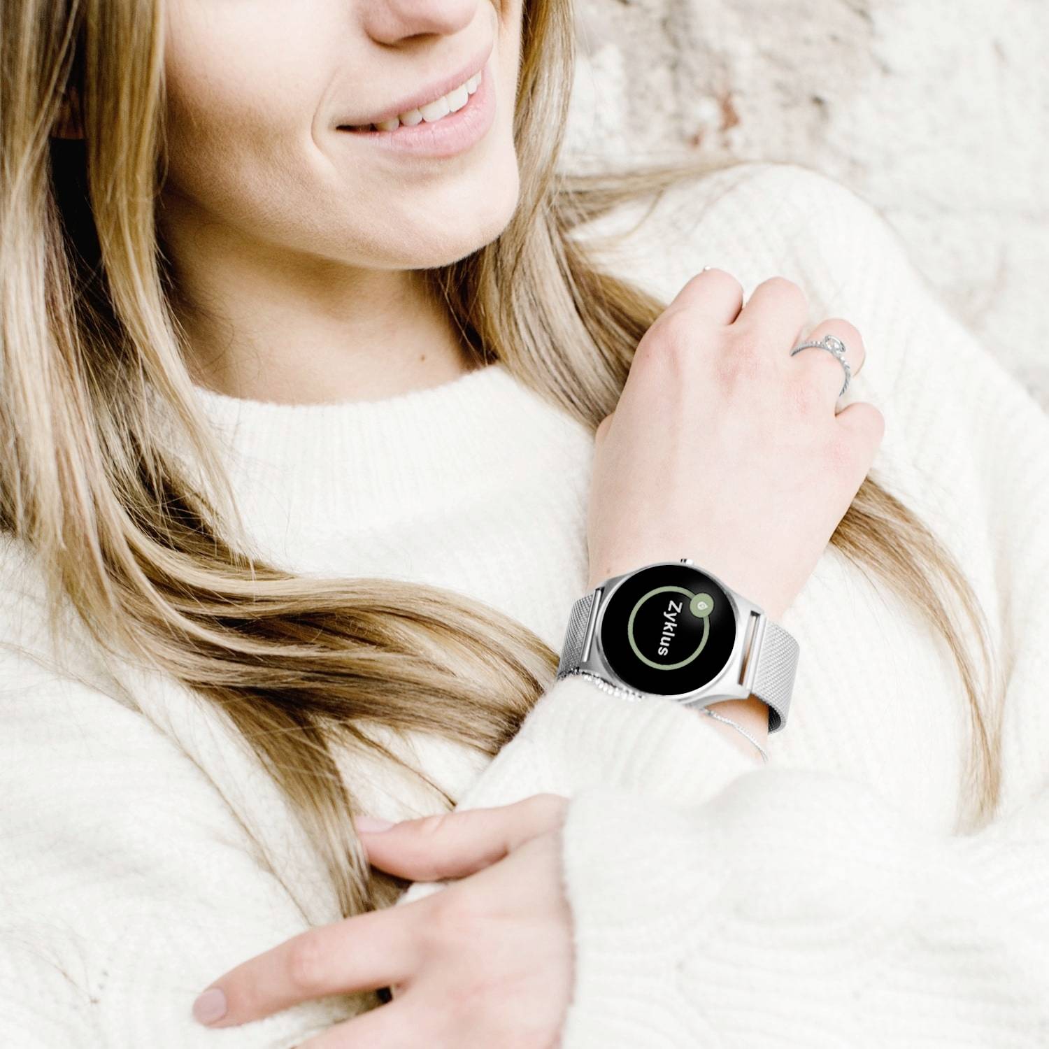 XCOAST JOLI XC PRO Smartwatch 45mm Topas Silver