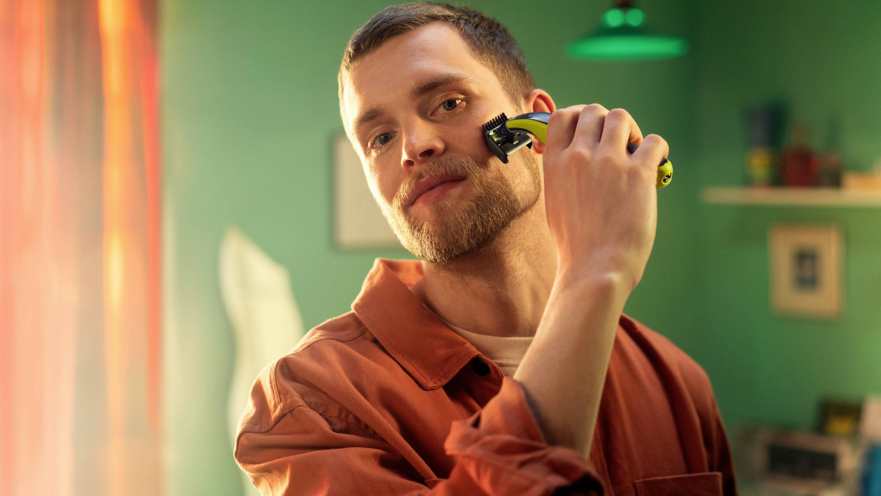 Philips Bodycare OneBlade QP2724/20 Nassrasierer Hellgrün, Dunkelgrün