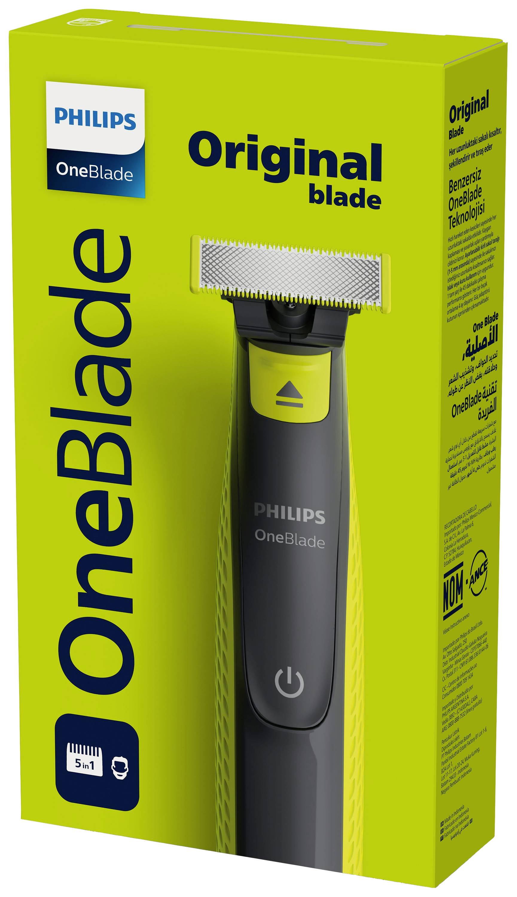 Philips Bodycare OneBlade QP2724/20 Nassrasierer Hellgrün, Dunkelgrün