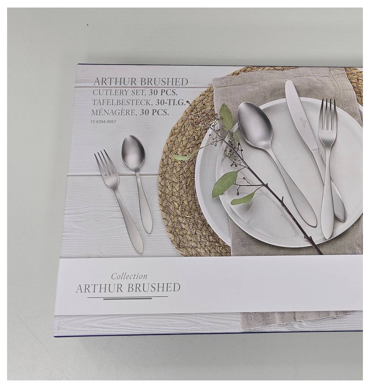 Villeroy & Boch Arthur Besteck-Garnitur 30er Set Edelstahl Edelstahl (gebürstet) 1263949057