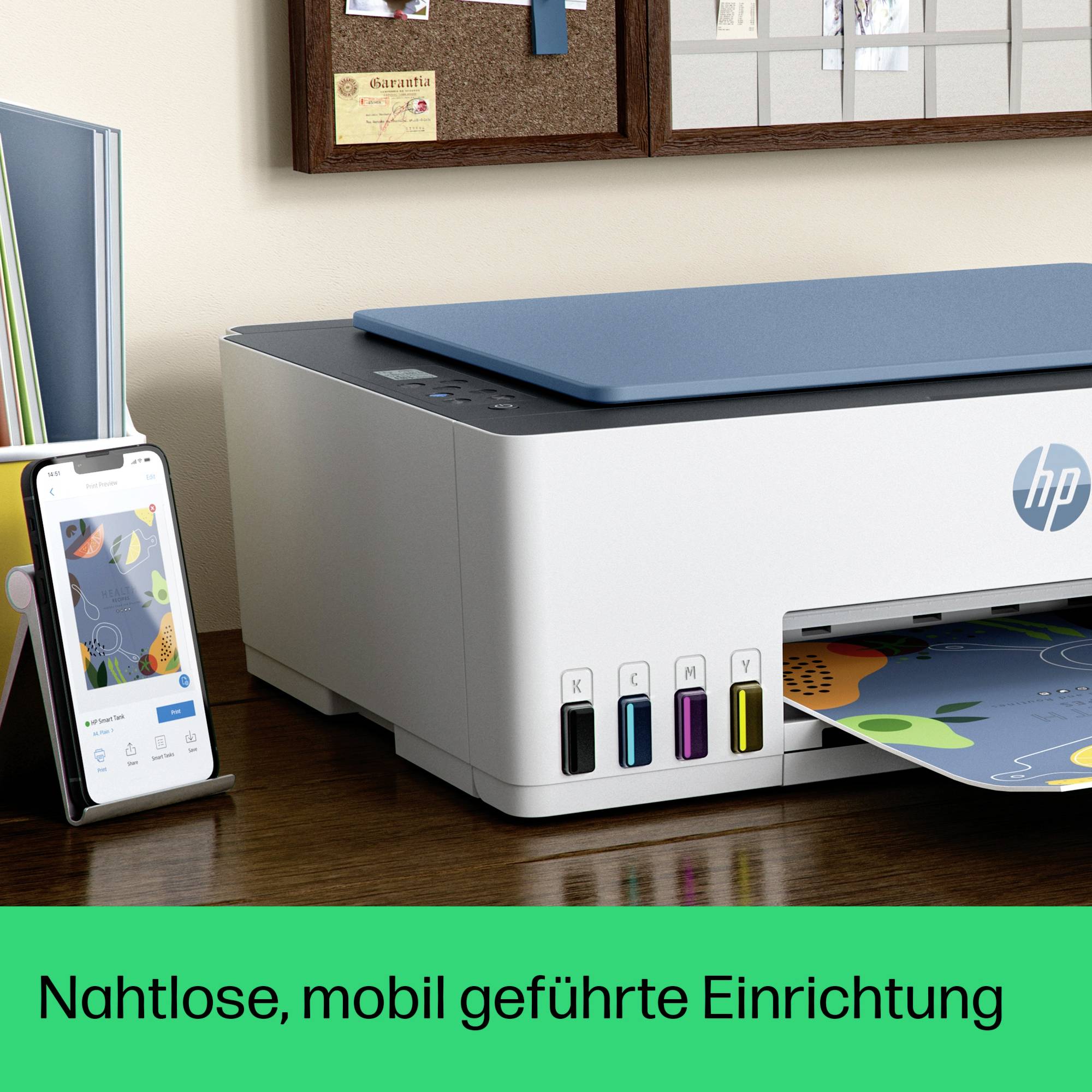 HP Smart Tank 5106 Multifunktionsdrucker Tintenstrahl Farbe A4 Drucker, Scanner, Kopierer
