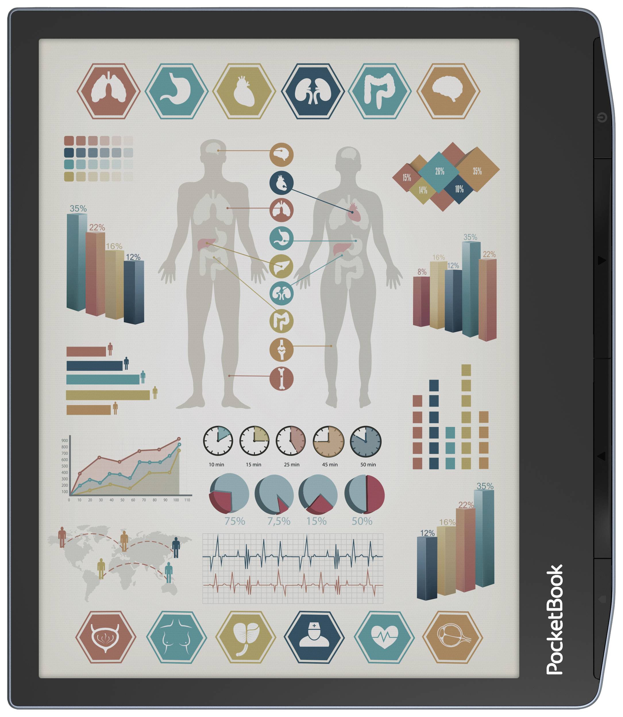 PocketBook Era Color eBook-Reader 17.8cm (7 Zoll) Grau