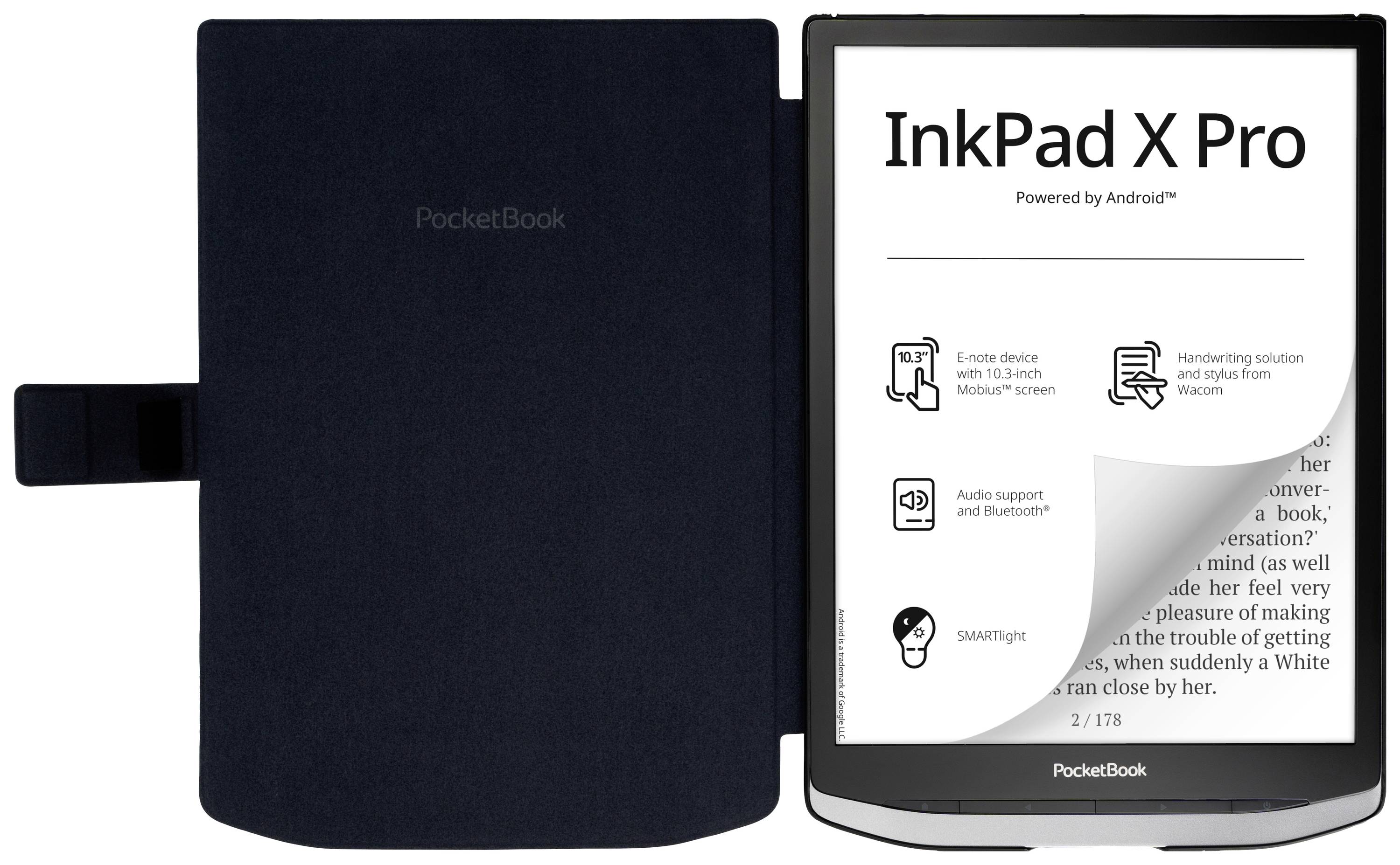 PocketBook SHELL eBook Cover Passend für (Modell eBooks): InkPad X, PocketBook InkPad X Pro Passend für Display-Größe: 26,2cm