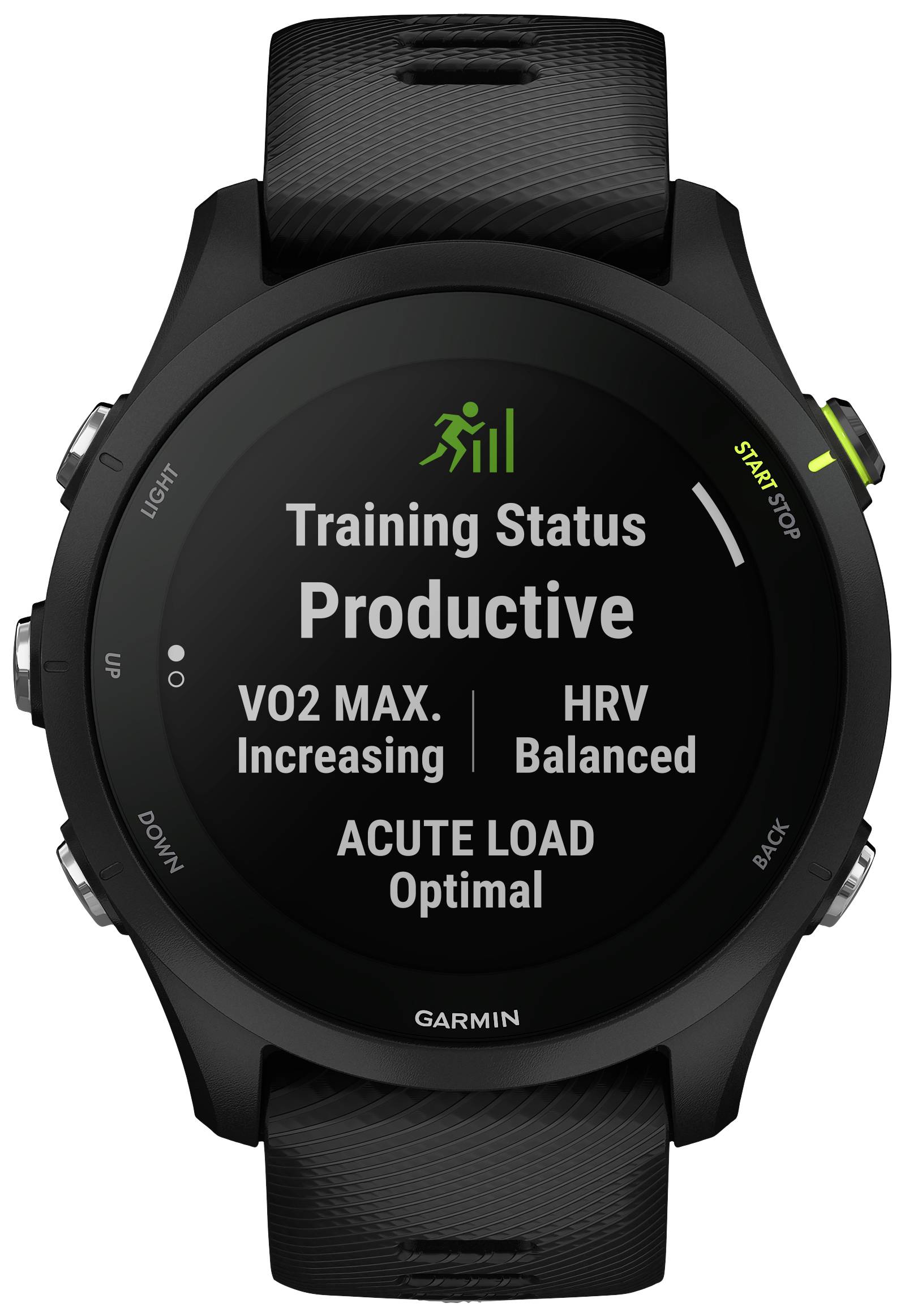 Garmin Forerunner® 255 Music Fitness-Tracker 45.6 mm Schwarz