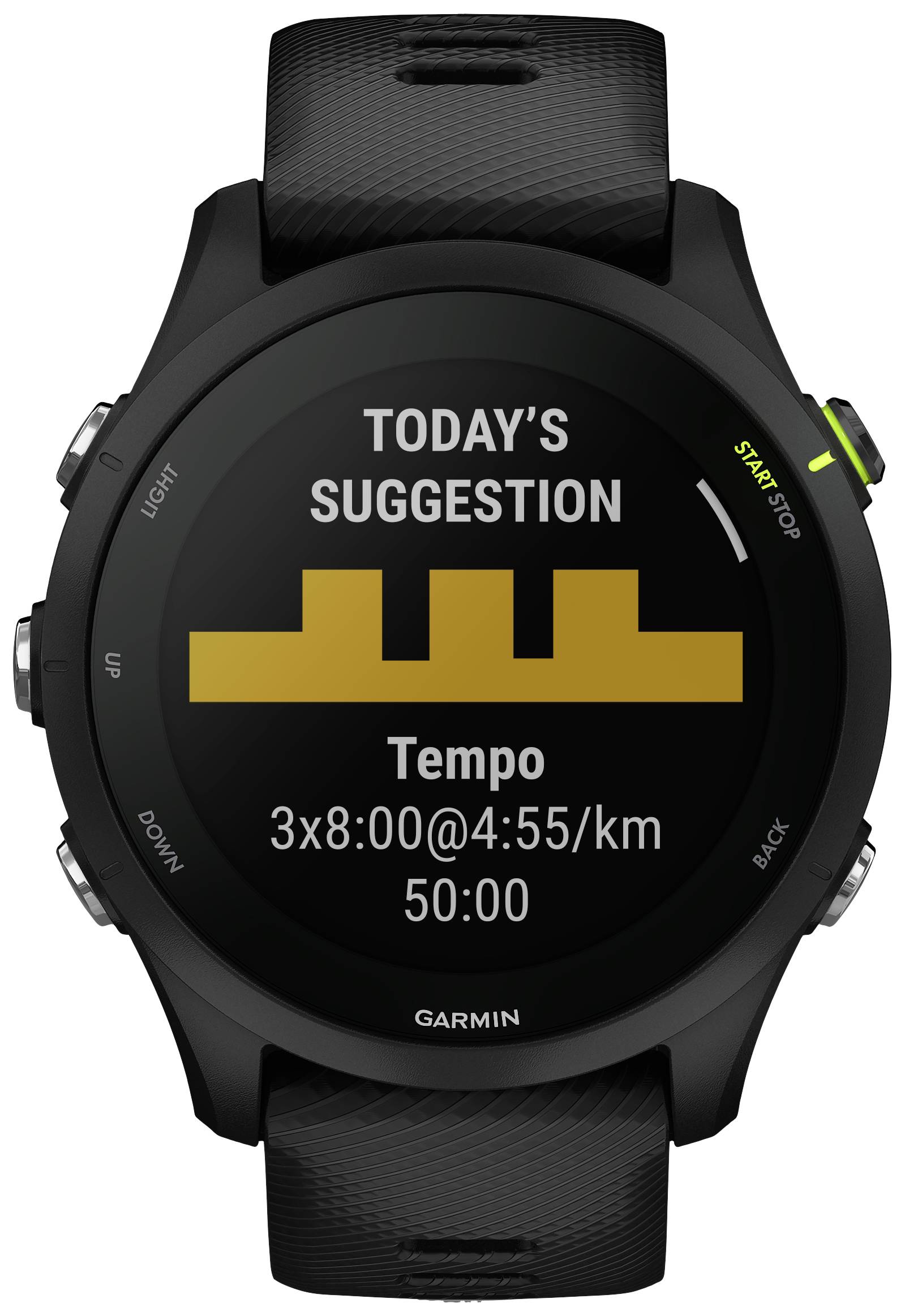 Garmin Forerunner® 255 Music Fitness-Tracker 45.6 mm Schwarz
