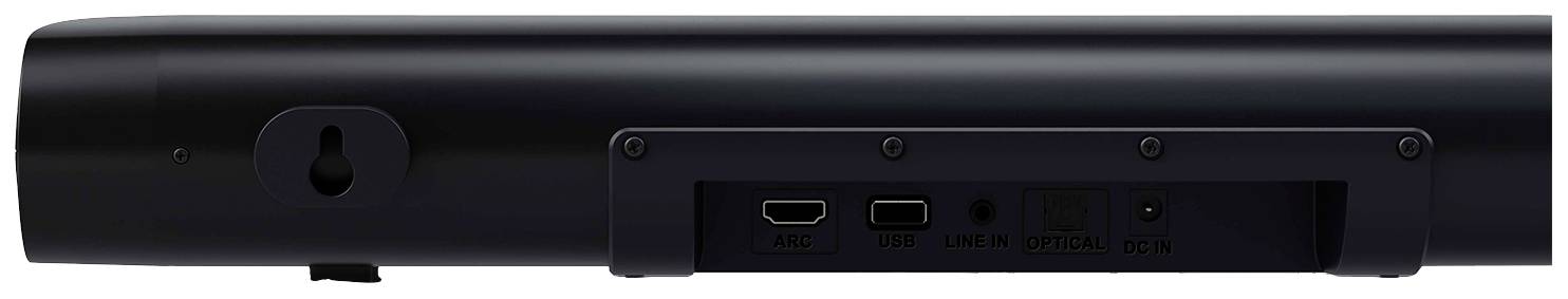 Sharp HT-SB107 Soundbar Schwarz Bluetooth®, USB, Wandbefestigung